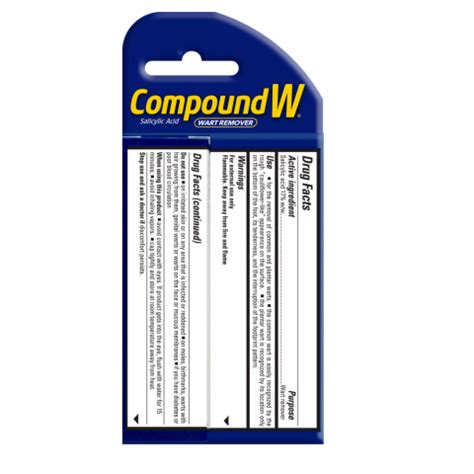 Image result for How Does Compound W Work