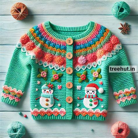 Christmas Crochet Cardigan Ideas for Gifts or Selling