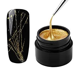 Buy ROSALIND 5ml Spider Gel Bright for Nail Art Design LED/UV Lamp Long ...