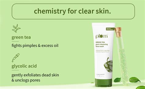 Plum Green Tea Pore Cleansing Face Wash for Oily, Acne Prone, Dry ...