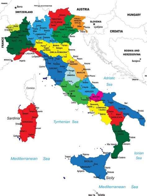 Italy Map Cities
