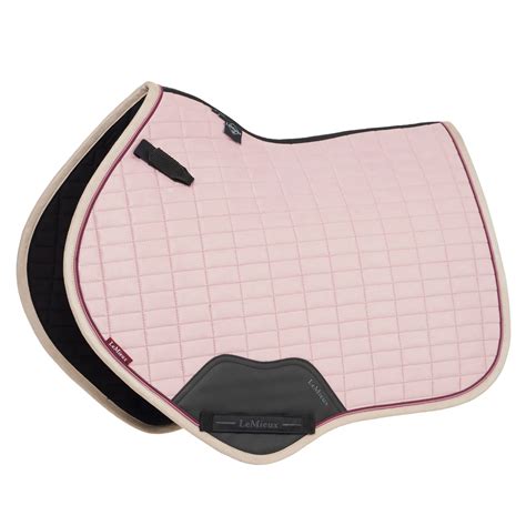 LeMieux Suede Close Contact Saddle Pad - Blossom Pink