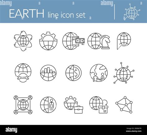 Earth Icon Simple Line 的图像结果