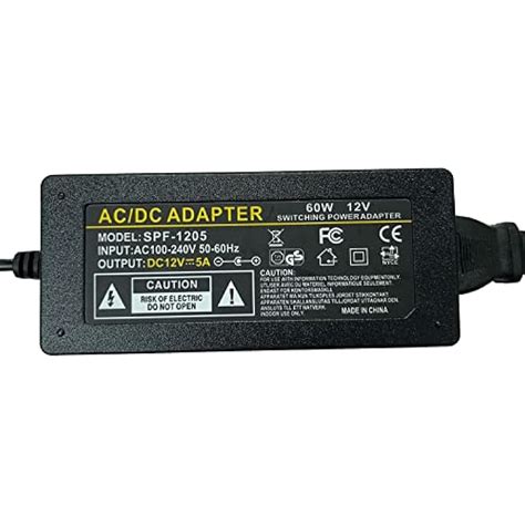 SIGNCLUBS Neon Power Supply DC Power Adapter, 12V 5A 60W with India | Ubuy