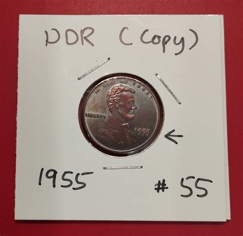 1pc USA 1cent 1955 DDR Copy Coin #55, Hobbies & Toys, Collectibles ...