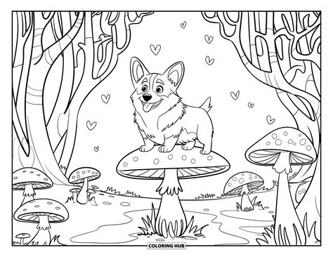 120+ Corgi Coloring Pages for Kids & Adults (Free Printable PDFs)