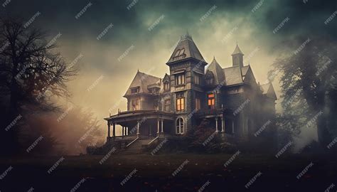 Una gran, enorme y aterradora atmósfera de horror | Foto Premium