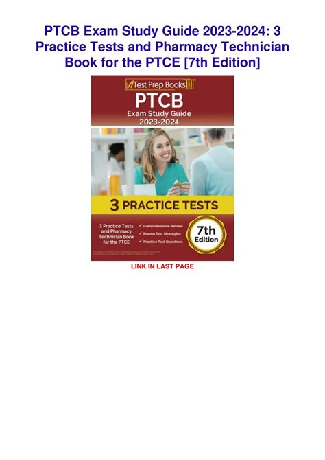 PPT - PDF_ PTCB Exam Study Guide 2023-2024: 3 Practice Tests and ...