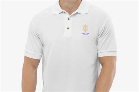 Logo Embroidered T-shirts | Polo T-shirts Printing - Printo