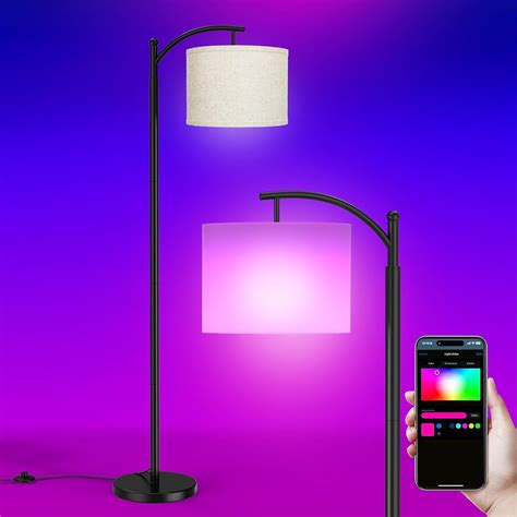 Floor Lamps with Matter Smart Light Bulb, RGB + Color Temperatures ...