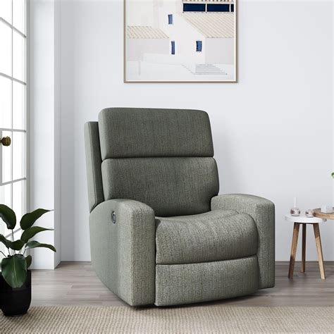 Fabric Powered Recliner (Finish Color - Grey, DIY(Do-It-Yourself ...