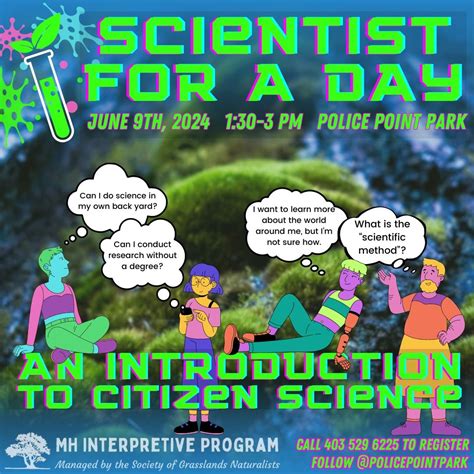 Scientist For A Day! An Introduction To Citizen Science, Police Point ...
