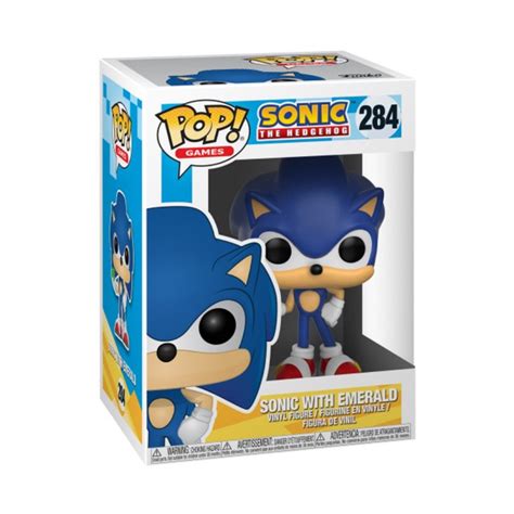 Funko Pop! Games: Sonic The Hedgehog – Sonic With Emerald - Gammatek