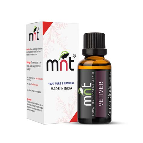 MNT Vetiver Essential Oil 100% Pure Natural & Therapeutic Grade for ...