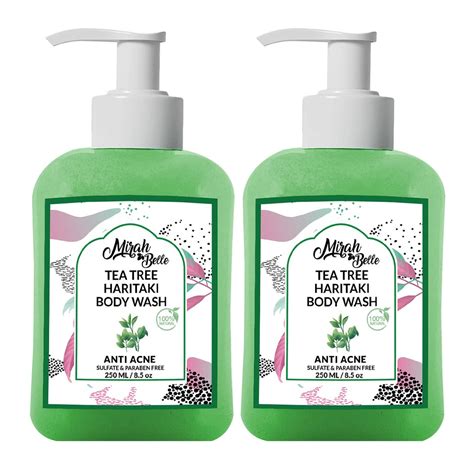 Buy Mirah Belle - Anti Acne Body Wash (Pack of 2-250ml) - Tea Tree ...