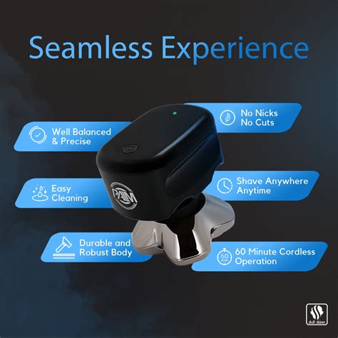 Palm MX5 shaver | Men’s Head and Face shaver | Upgraded with PRO 4-Hea ...