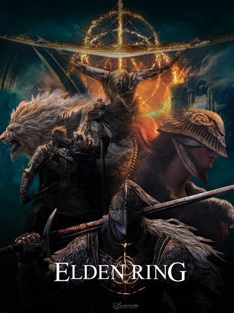 ArtStation - Rivisitazione poster di Elden Ring