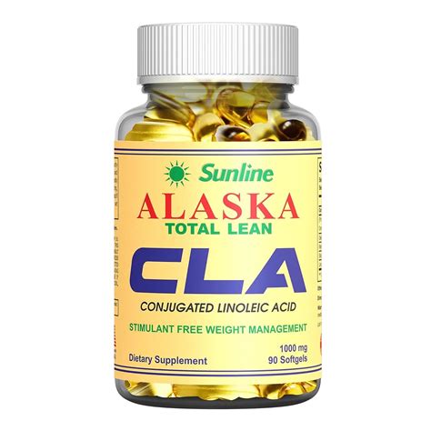 Sunline Alaska CLA| Total Lean| 1000 Mg, 90 Softgels-Weight Management ...