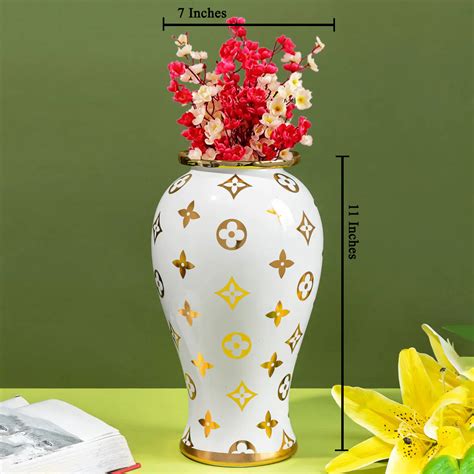 Buy Splendid Starburst Decorative Ceramic Vase-W/L | Dekor Company