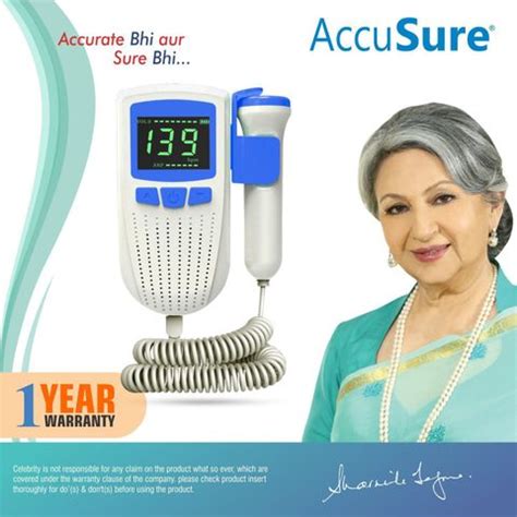 AccuSure Fetal Doppler White Fetal Doppler Price in India - Buy ...