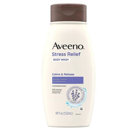 Buy Aveeno Stress Relief Body Wash with Soothing Oat, Lavender ...