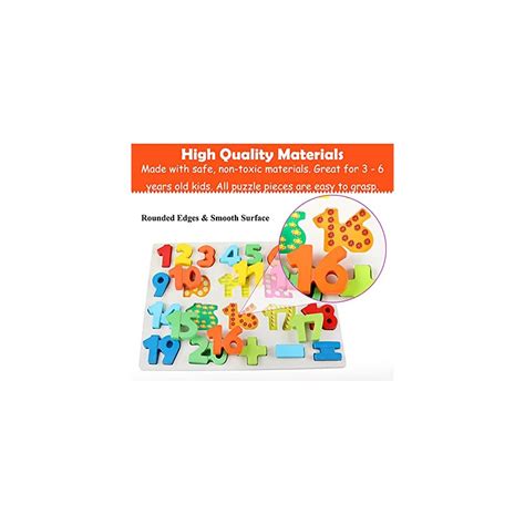 Buy SkGoodCow Preschool Alphabet Number Shape Learning Puzzles for ...