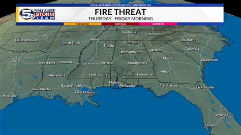 WKRG | Severe Weather Map Room – SPC Day 2 Fire
