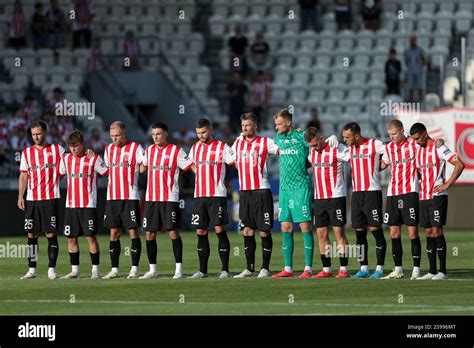 Players of Cracovia Krakow seen during Polish League PKO BP Ekstraklasa ...