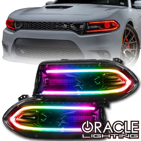 2015-2021 Dodge Charger ColorSHIFT® RGB+W Headlight DRL Upgrade Kit | ORACLE Lighting
