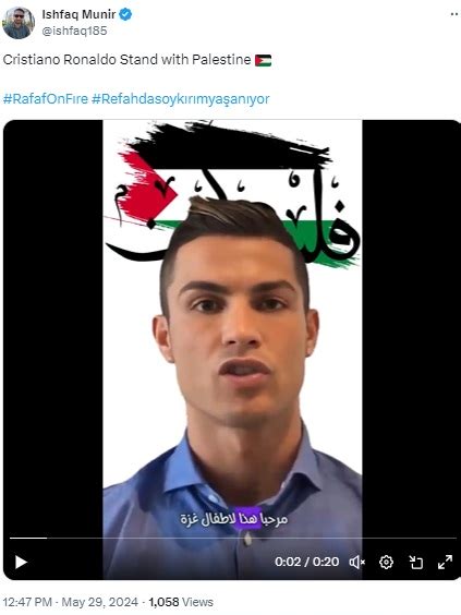 Fact Check: Viral Video Of Cristiano Ronaldo Voicing Support For ...