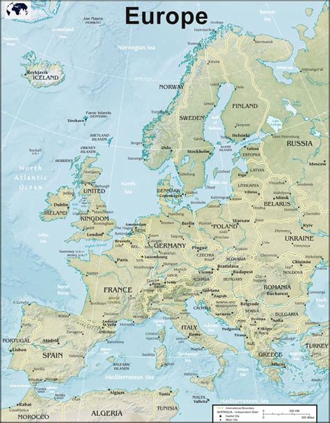 Map Of Europe Pdf