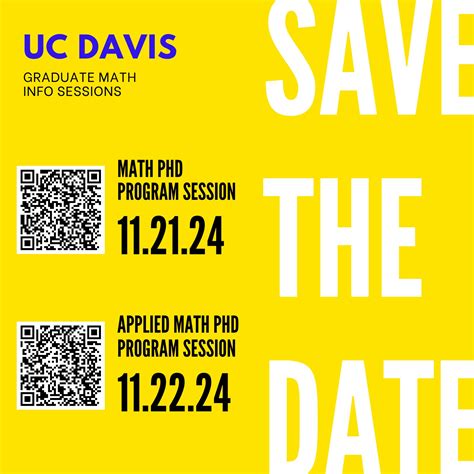 UC Davis Math/Applied Math PhD Program Virtual Information Sessions | Announce | University of ...