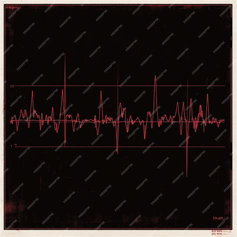 A visual representation of an ECG strip showing normal versus abnormal heart rhythms | Premium ...