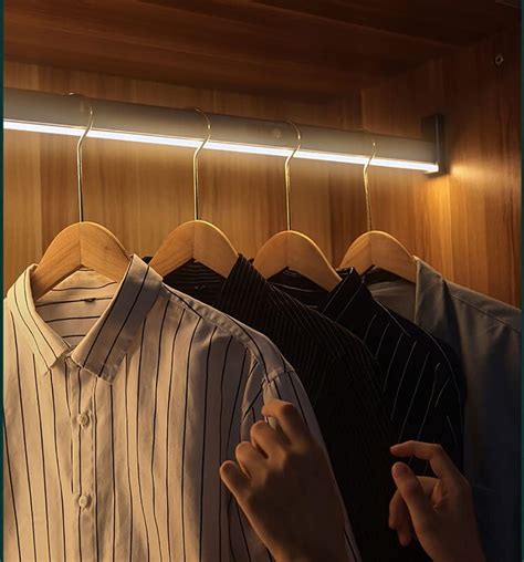 Closet Rod with Led Lighting 50-130cm,Wardrobe Rail Philippines | Ubuy