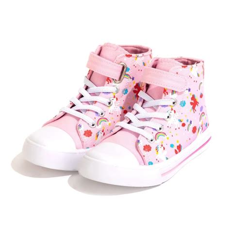 EUXTERPA Kids High Top Sneakers Toddler Canvas Shoes Boys and Girls ...