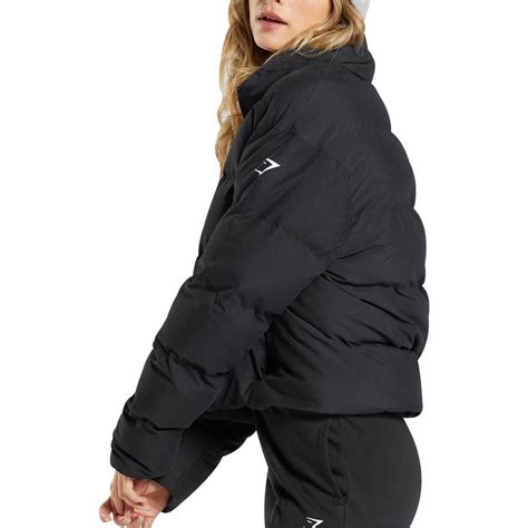 Gymshark Womens Puffer Jacket - Black – Start Fitness