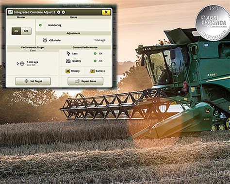 Agritechnica/Silbermedaille: John Deere TruSet-Gerätesteuerung und ICA ...
