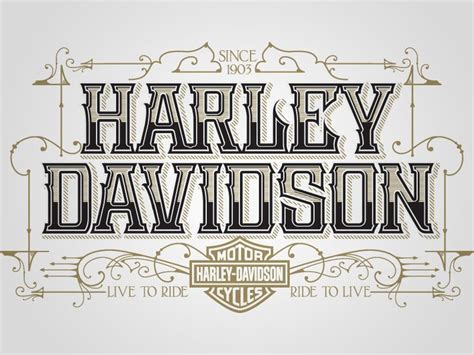 Harley Davidson Font Download - All Your Fonts