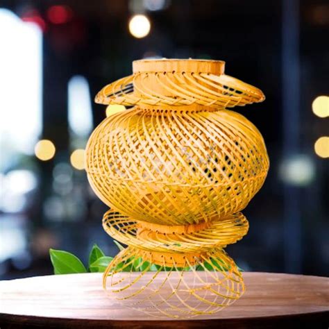 Buy 2BOM Handcrafted, Organic and Natural JAPANI Bamboo Hanging ...