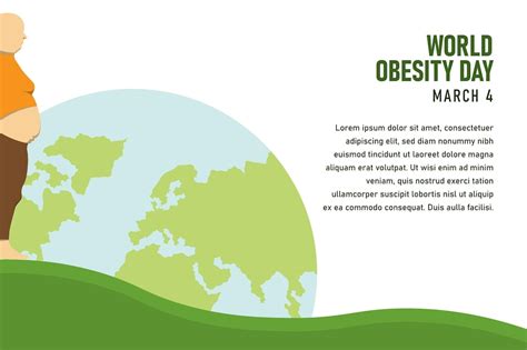 World obesity day background | Premium Vector