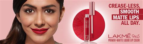 Buy LAKMÉ 9 to 5 Primer + Matte Liquid Lipstick - Mp1 Everyday Pink, 4. ...