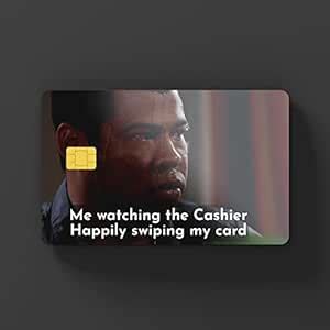 Amazon.in: Buy Cashier Swiping My Card Credit/Debit Card Skins I ...