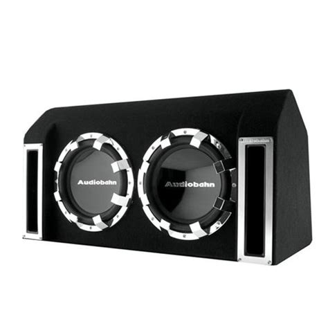 Audiobahn ABB122J 800W RMS, Dual 12-Inch Slot Ported Loaded Subwoofer ...