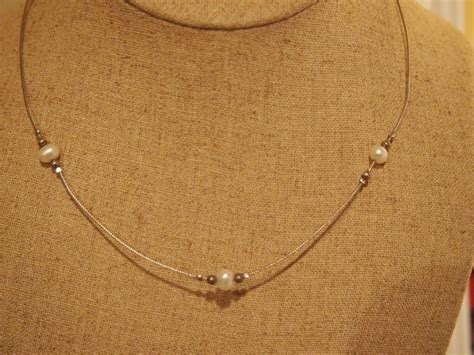 N0464 Rare!! Retired Silpada Sterling Silver Pearl Necklace 2004 Catalog