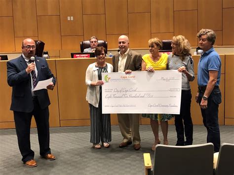 BikeWalkLee Blog: Cape Coral Community Foundation presents check for ...