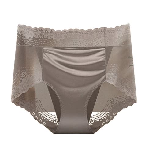 ameIAEA Women's Plus Size Panties See Through Soft Lace Underwear ...