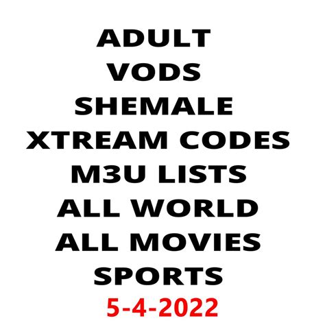 Adult Free IPTV Servers +18 Channels M3U M3U8 Links Playlist Fresh ...