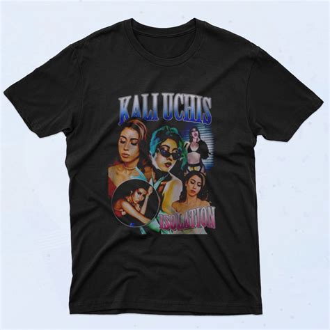 Kali Uchis Isolation Gril Rapper 90s T Shirt Style - 90sclothes.com
