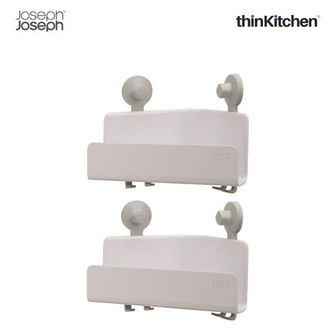 Buy Joseph Joseph Easystore Corner Shower Shelf Set Of 2 White Online ...