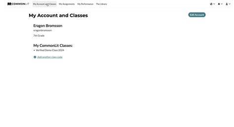 Image result for Commonlit Class Code